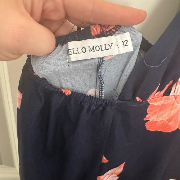 Floral Navy Maxi Dress- Hello Molly - Picture 5 of 5